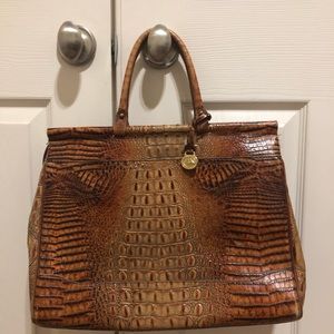 Brahmin Gretchen large bag toasted almond